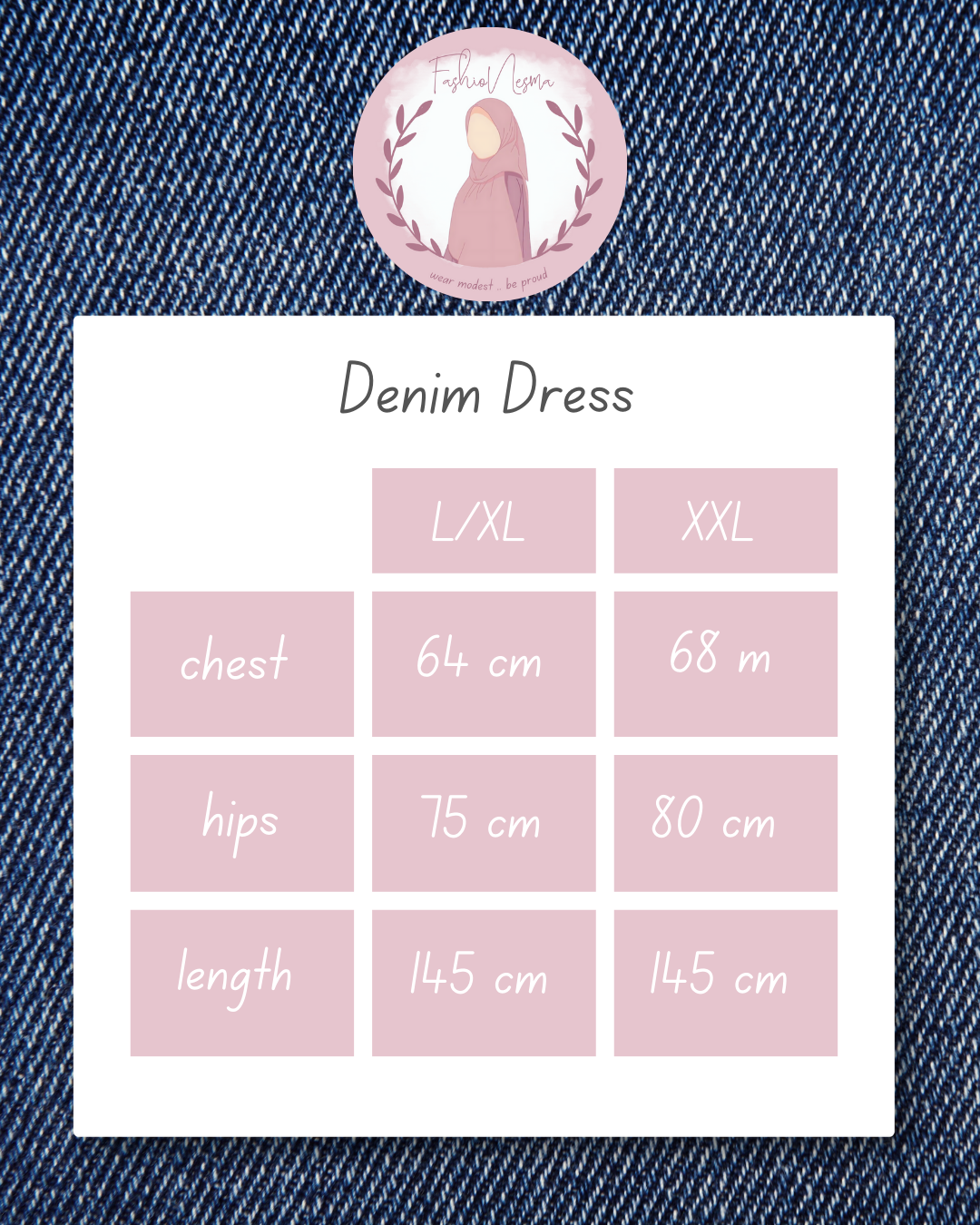 فستان جينز فاخر/شتوي