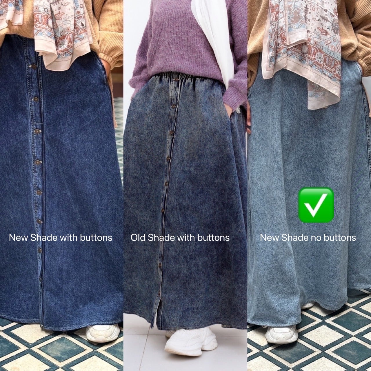 Premium Denim Skirt