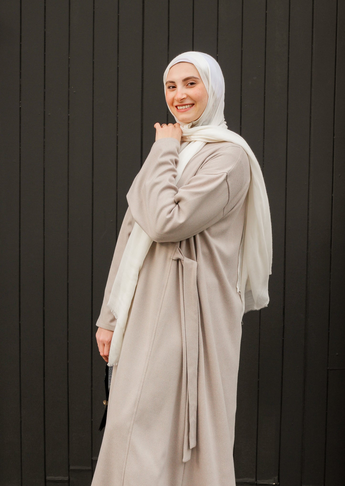 فستان صوف أنيق