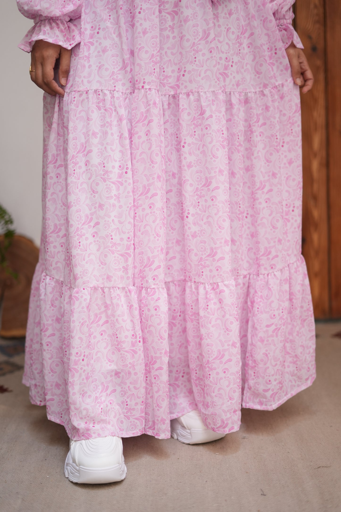 Chiffon Rose Dress