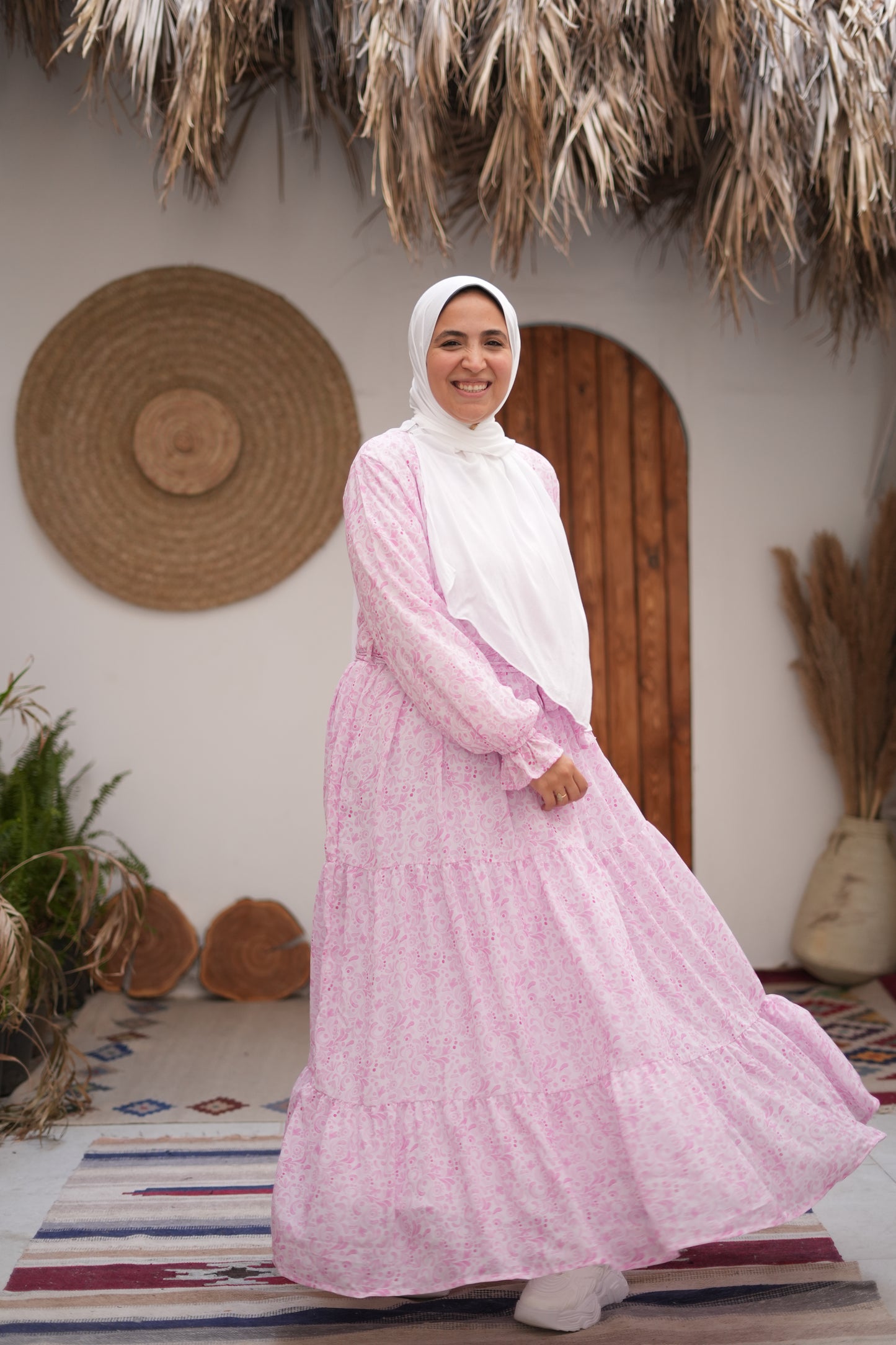 Chiffon Rose Dress