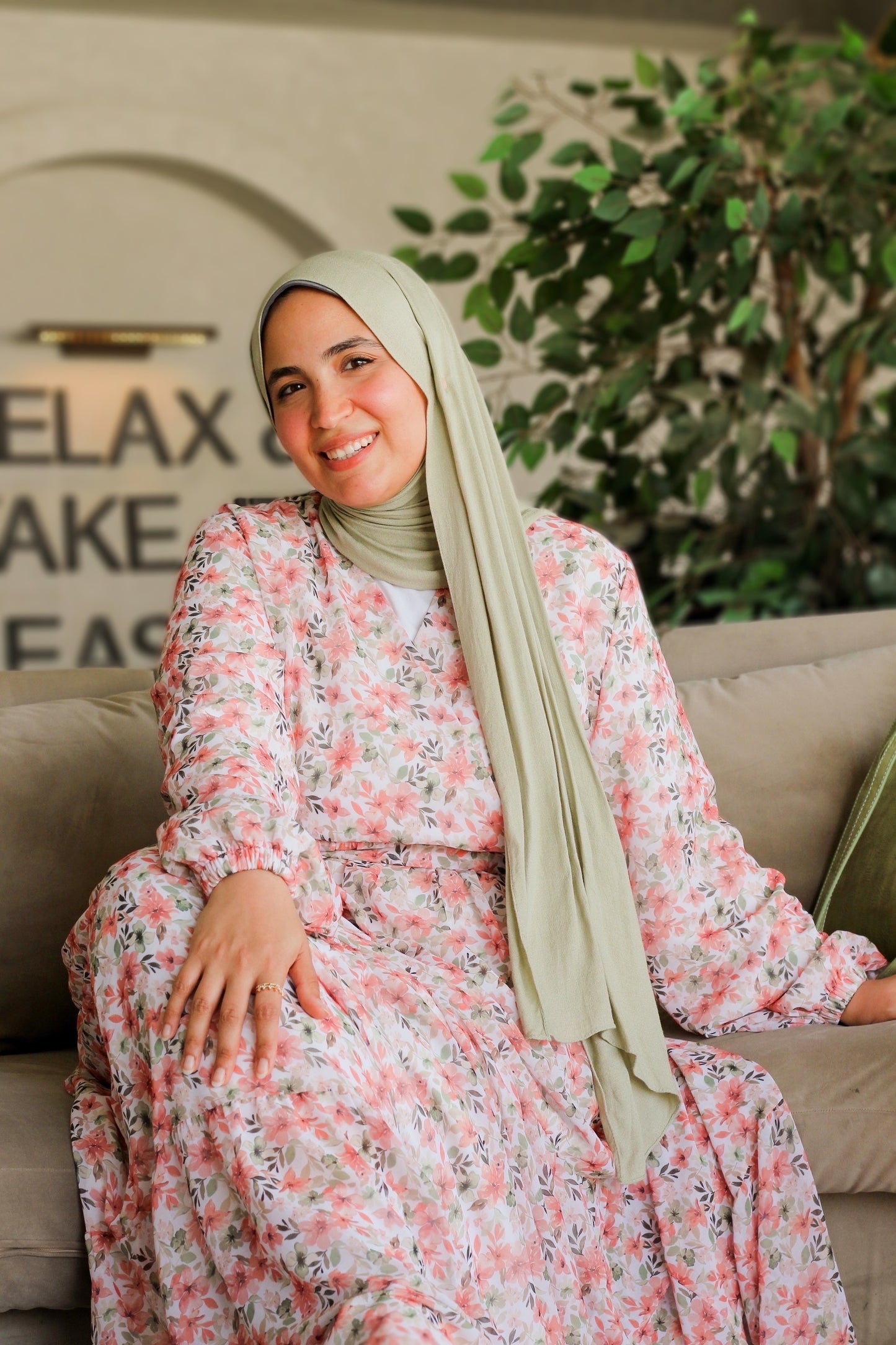 Floral Chiffon Dress