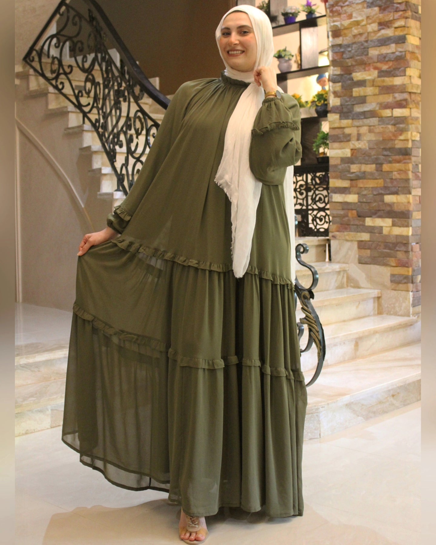 Royal Olive dress