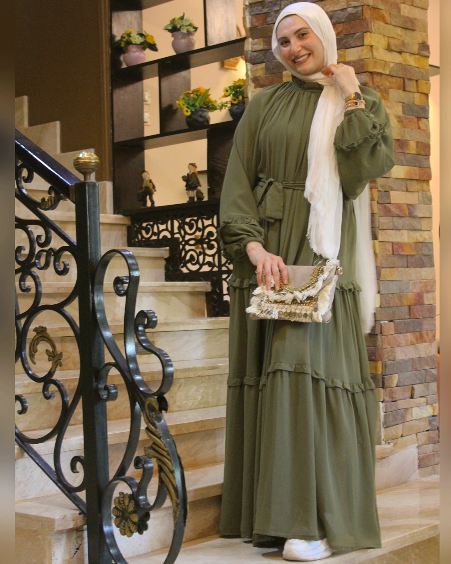 Royal Olive dress