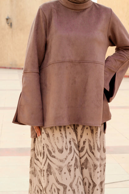 Suede Top