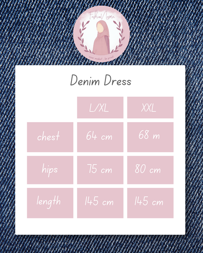 Premium Denim Dress/Winter