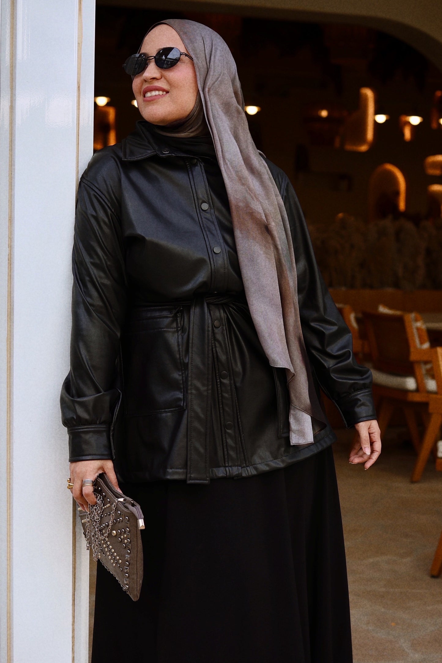 Leather Shirt ( Fully lined )