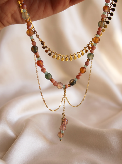 Agate Mosaic Necklace
