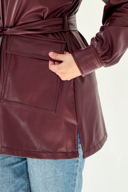 Leather Shirt ( Fully lined )
