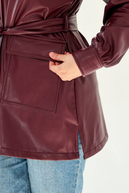 Leather Shirt ( Fully lined )