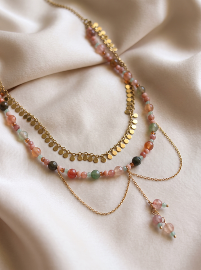 Agate Mosaic Necklace
