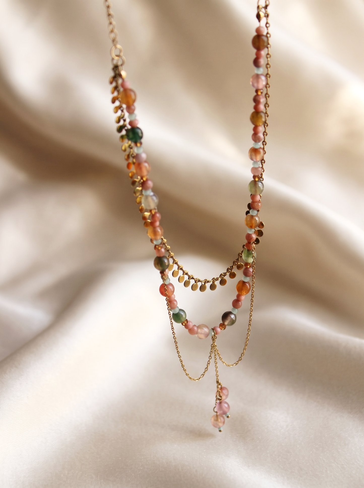 Agate Mosaic Necklace