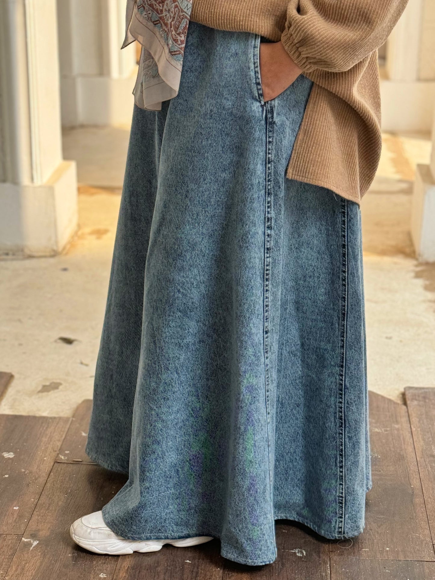 Premium Denim Skirt