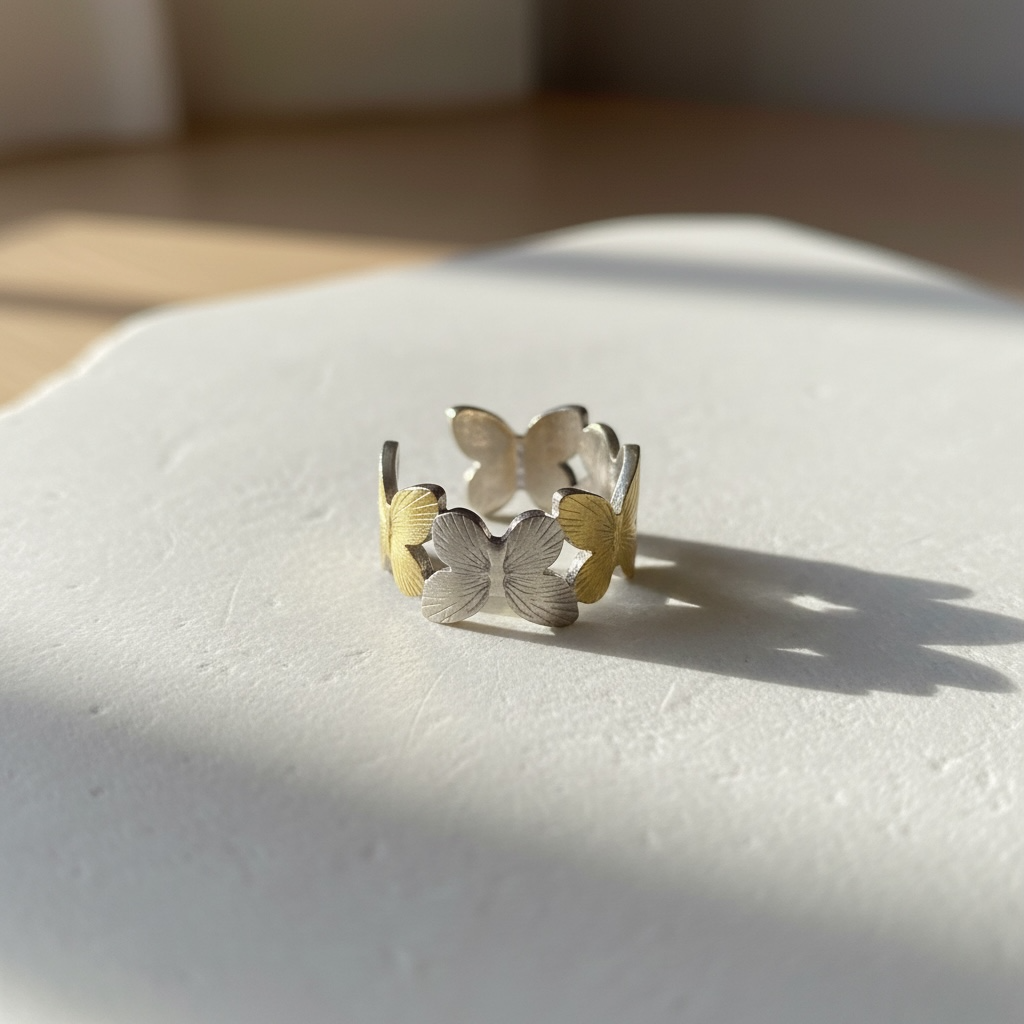 Butterfly Stainless Steel Ring