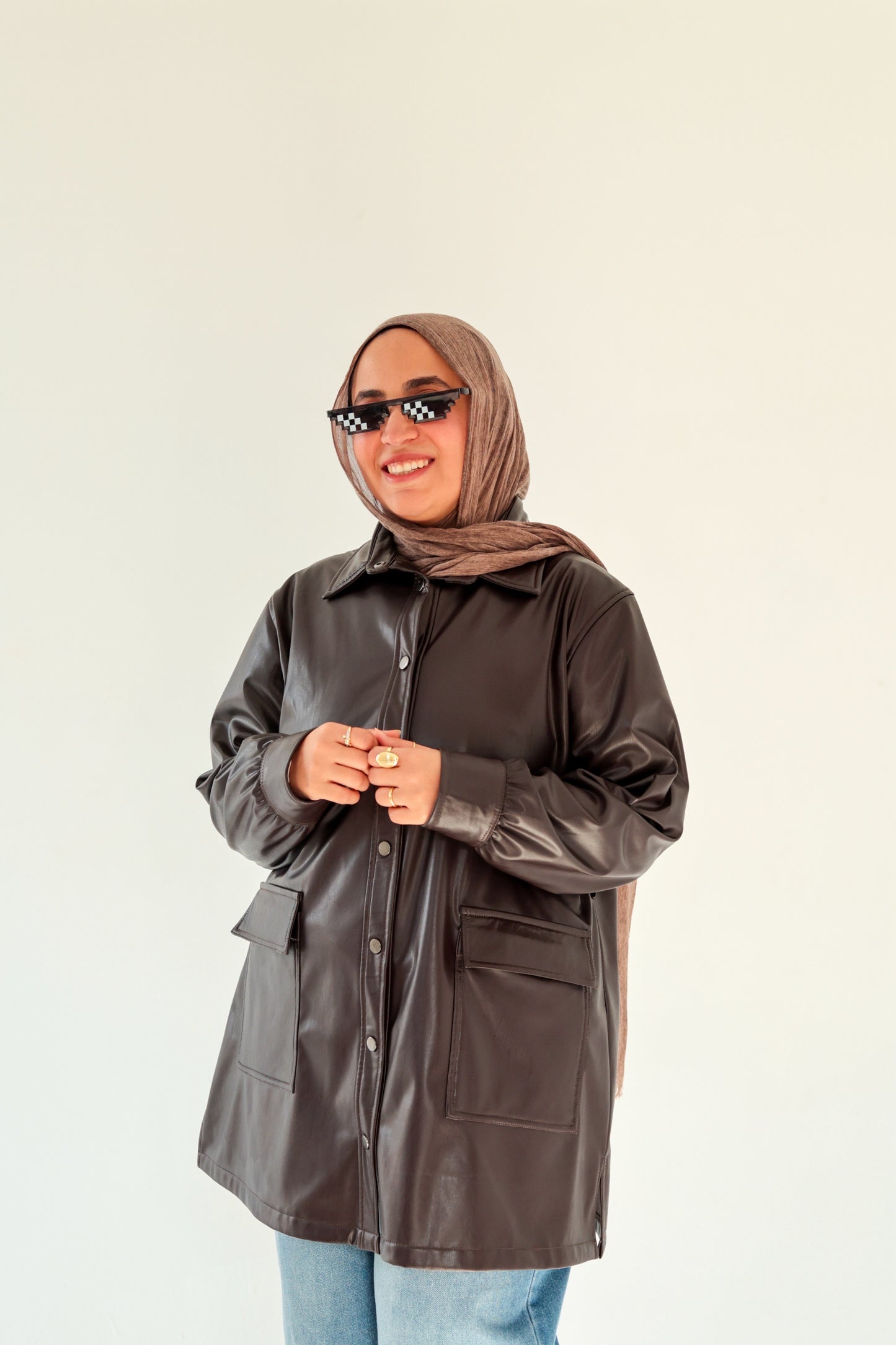 Leather Shirt ( Fully lined )