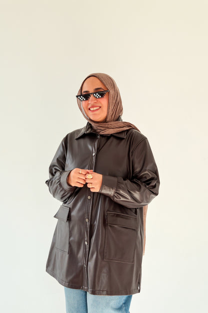 Leather Shirt ( Fully lined )