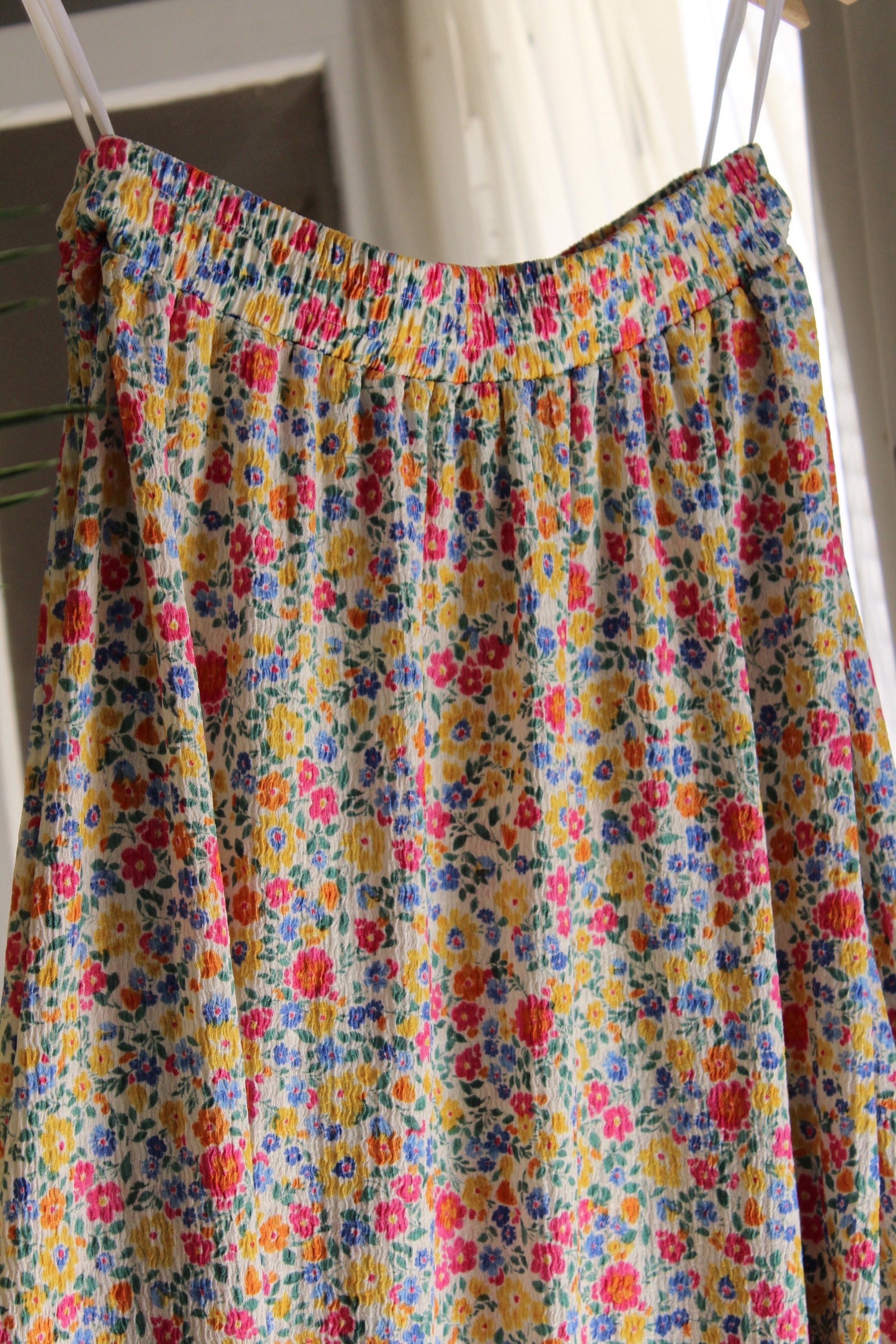 Floral Skirt - Off White