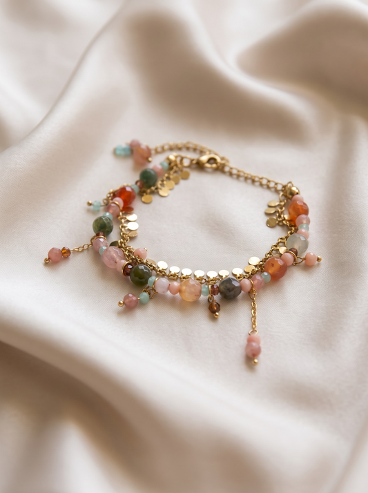 Agate Mosaic Bracelet