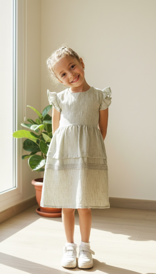 Girl Linen Dress