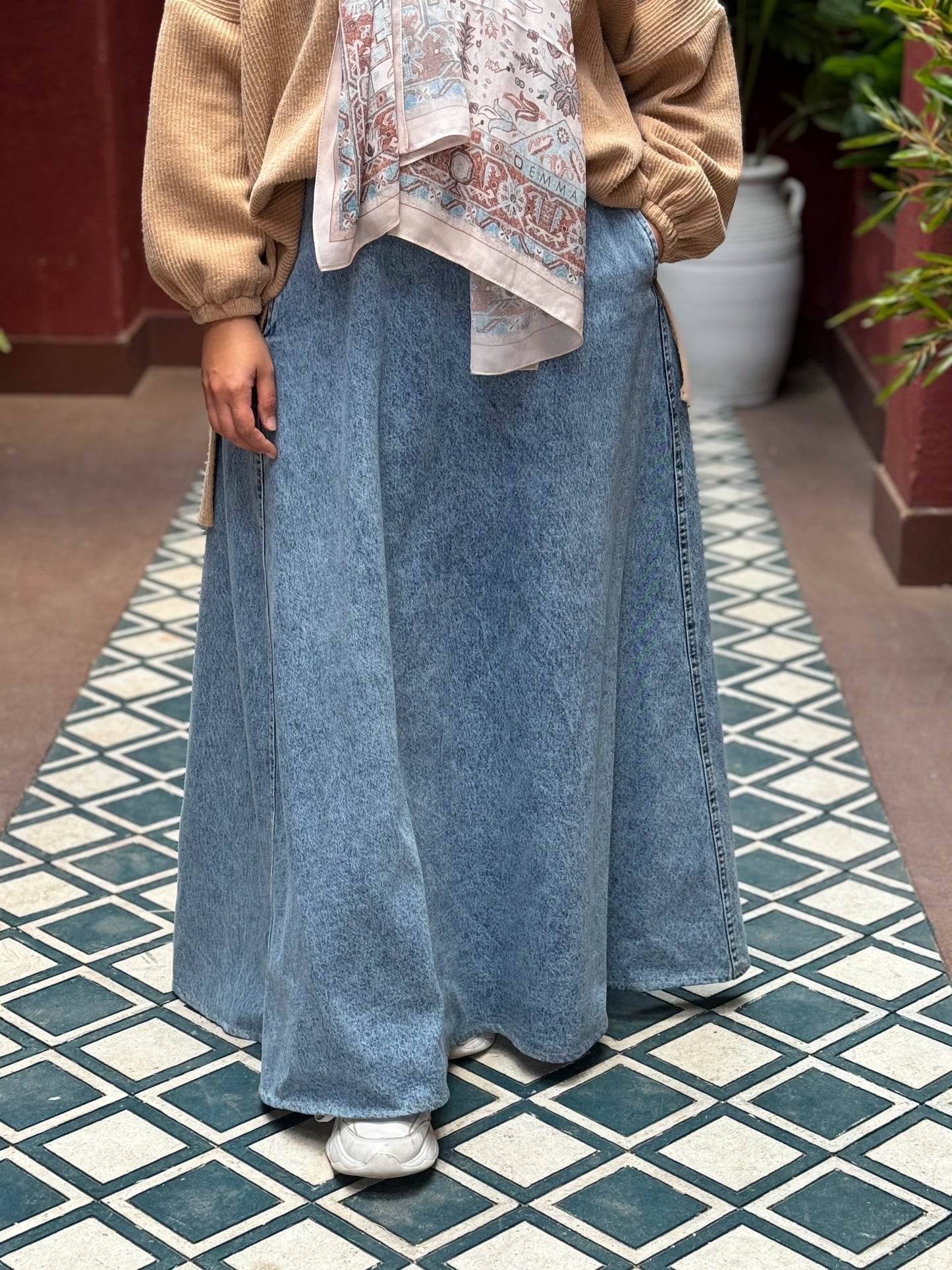 Premium Denim Skirt