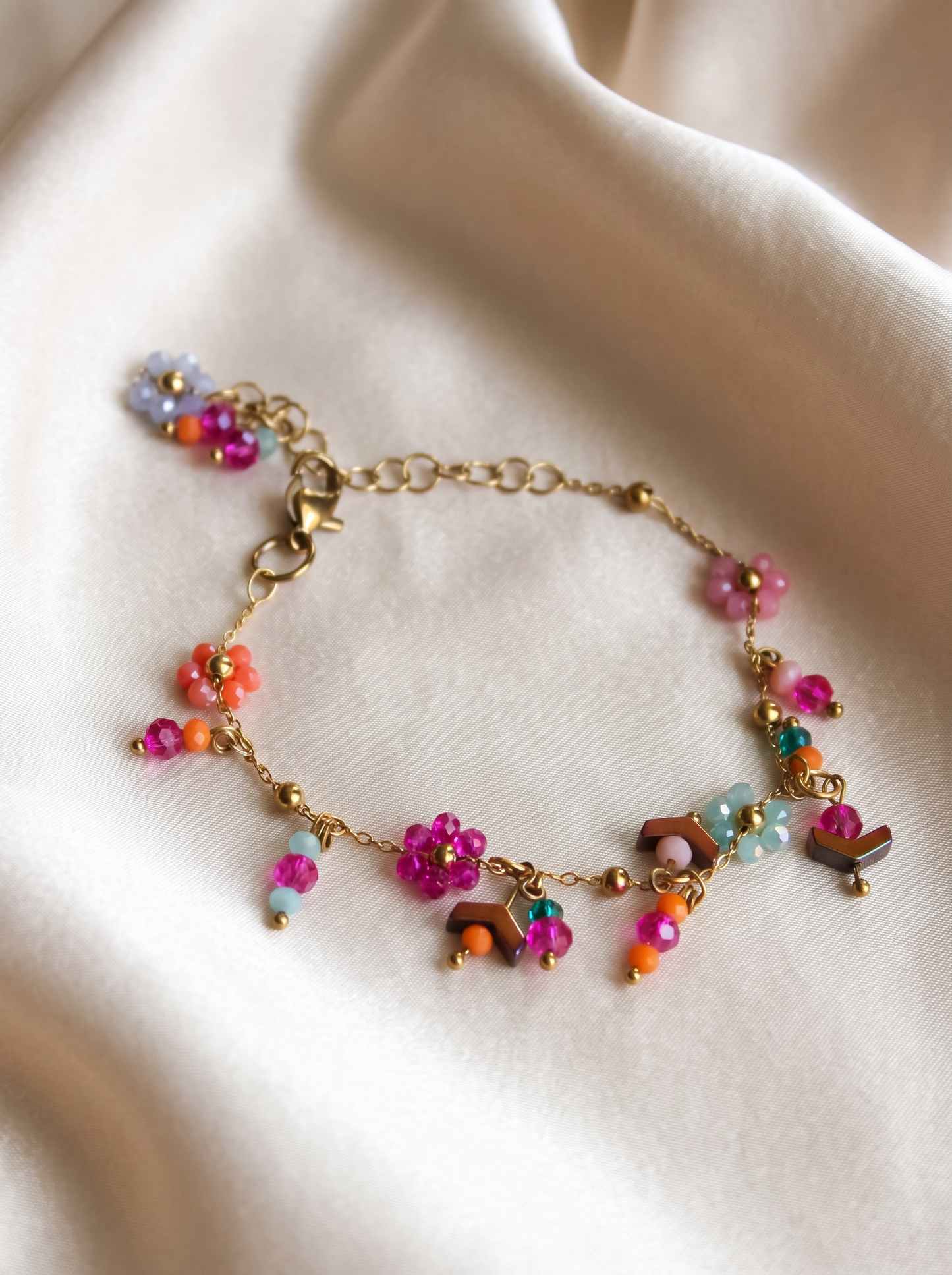 Daisy Charm Bracelet