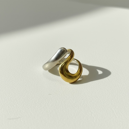 Wave Stainless Steel Ring