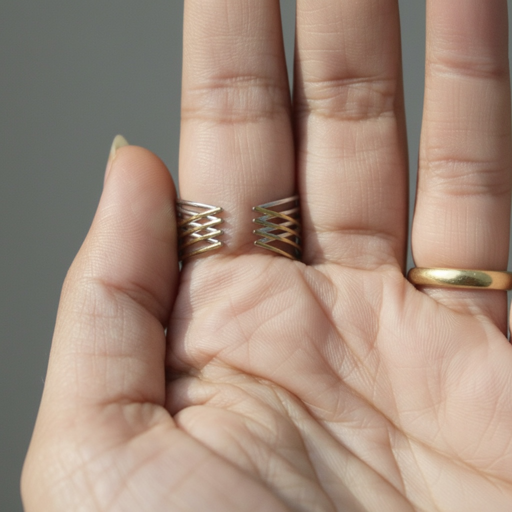 Two Tone Stainless Steel Ring
