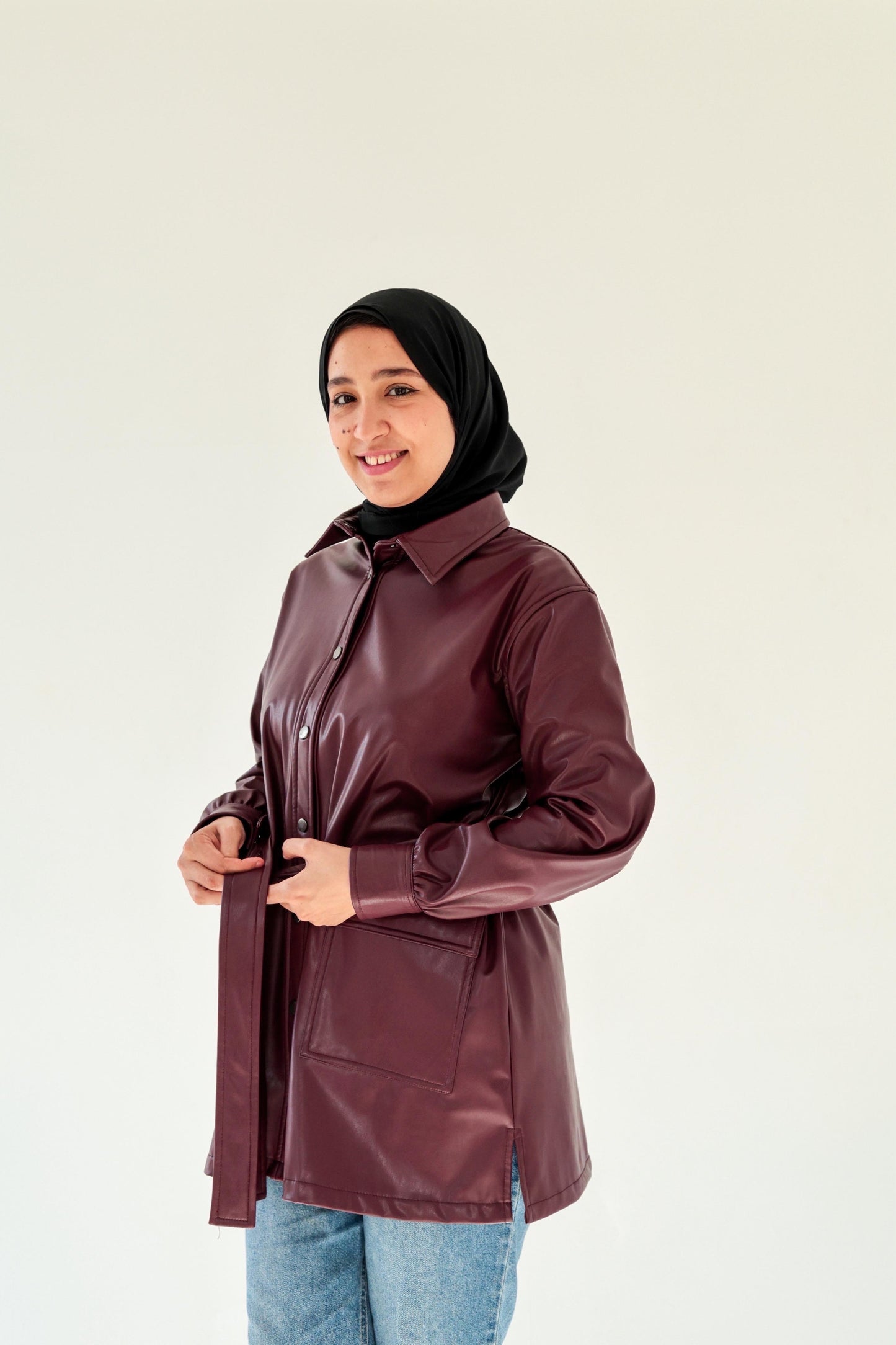 Leather Shirt ( Fully lined )