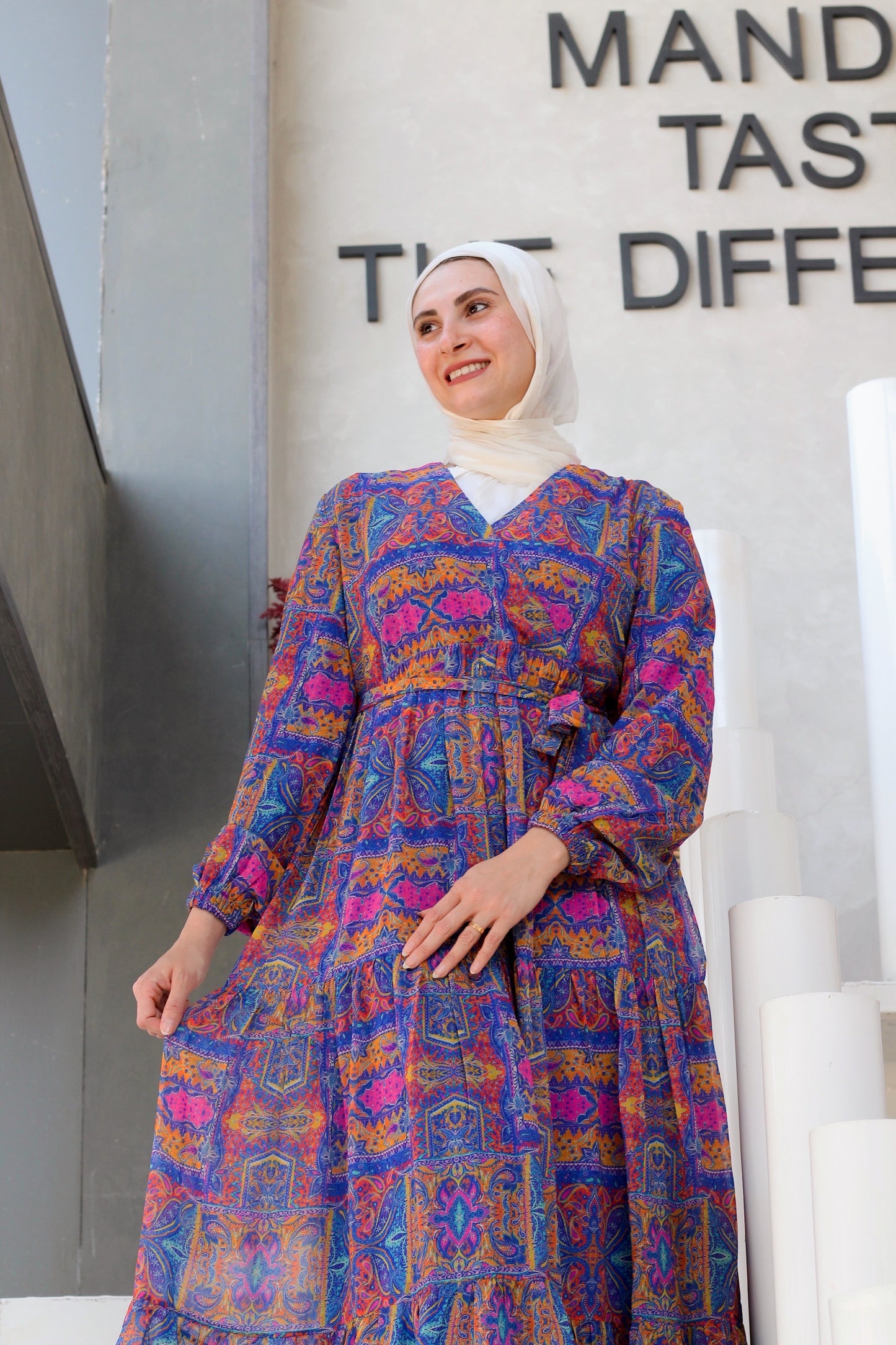 Marrakech Chiffon Dress