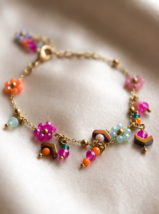 Daisy Charm Bracelet